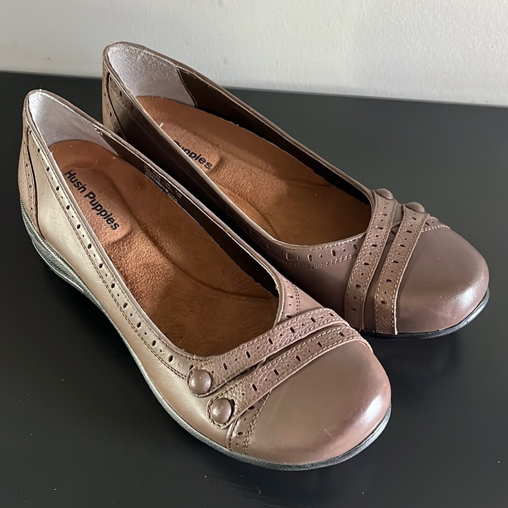 Hush Puppies Burlesque Wedge Shoes Slip‎ on Shoes Size 8.5 Narrow